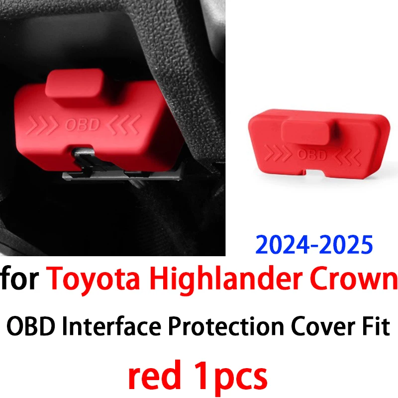 

Защитный чехол для автомобильного OBD-интерфейса, подходит для аксессуаров интерьера Toyota Highlander 2024 2025