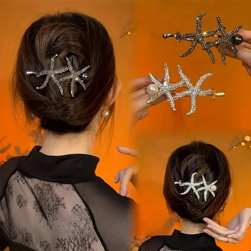 1 шт. зажим для волос из цинкового сплава