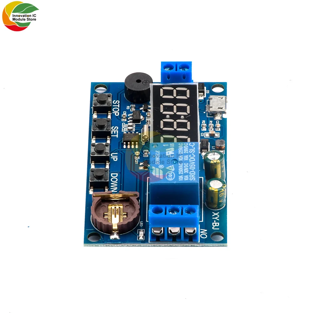 Светильник индикатор постоянного тока 5 В 12 24 Цифровое реле времени с задержкой 1