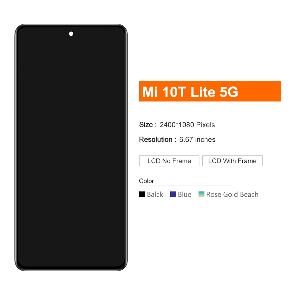 ЖК-дисплей 6 3 ''для Xiaomi Redmi Note 8T с сенсорным экраном и дигитайзером в сборе для
