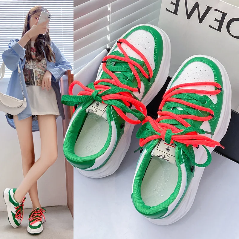 

Women's Shoes Small White Shoes Women's Autumn 2021 Platform Platform Running Shoe Platform Sneakers Platform Sneakers