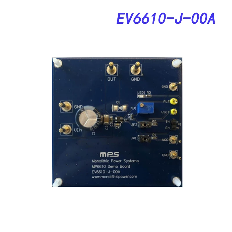

EV6610-J-00A оценочная плата, MP6610GJ, полумостовой драйвер, управление питанием-управление двигателем
