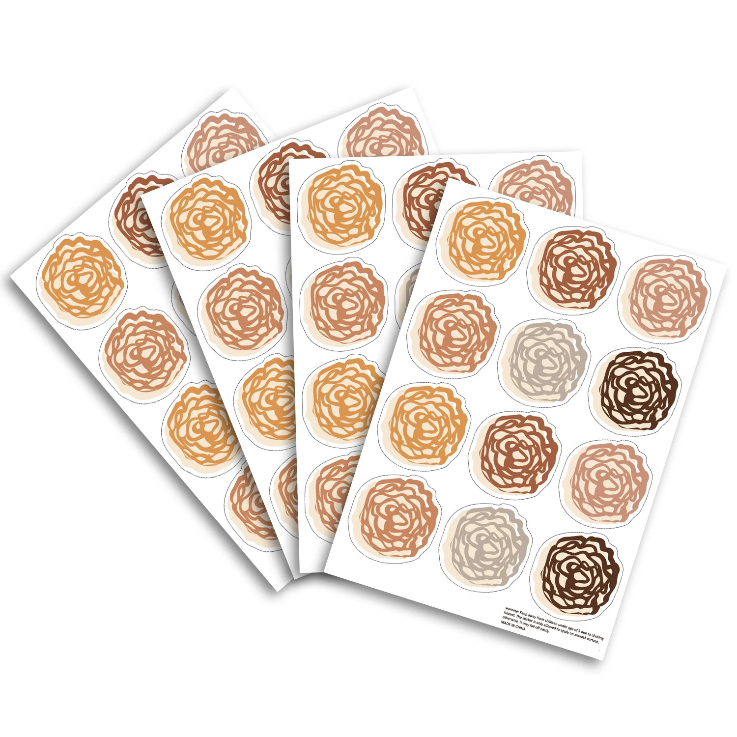 Мультяшные волнистые наклейки для гостиной детской комнаты самоклеящиеся на