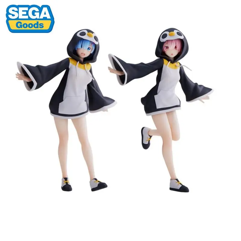 

Original Sega Re:life In A Different World From Zero Rem Ram Luminasta Anime Figure Action Model Collectible Toys Gift