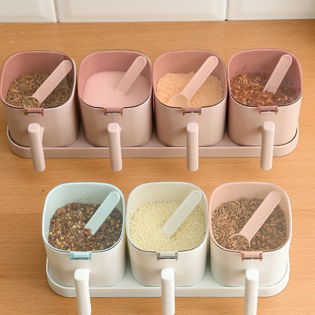 Пластмассовые для приправ набор хранения широкого применения из ПП защиты от