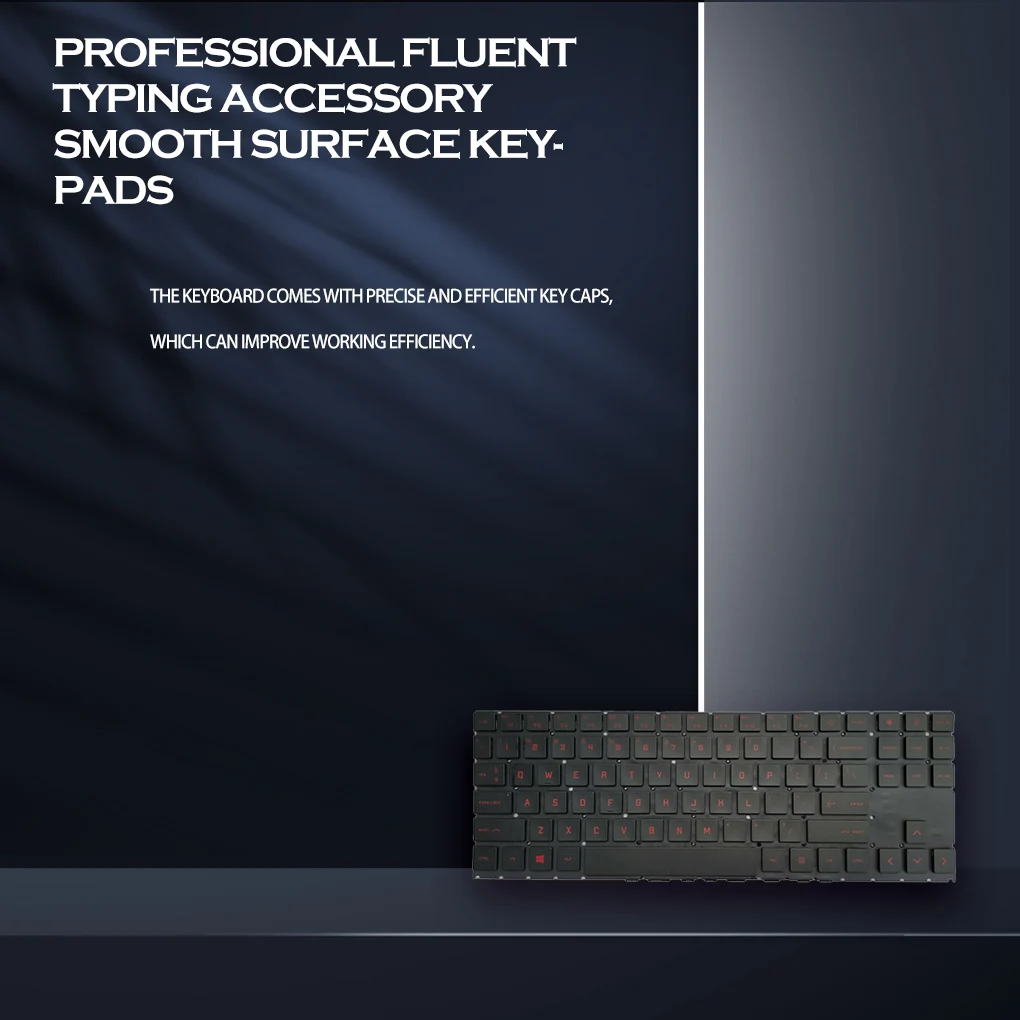 

Клавиатура с подсветкой красные буквы хорошая сенсорная Замена для HP OMEN 15-EN