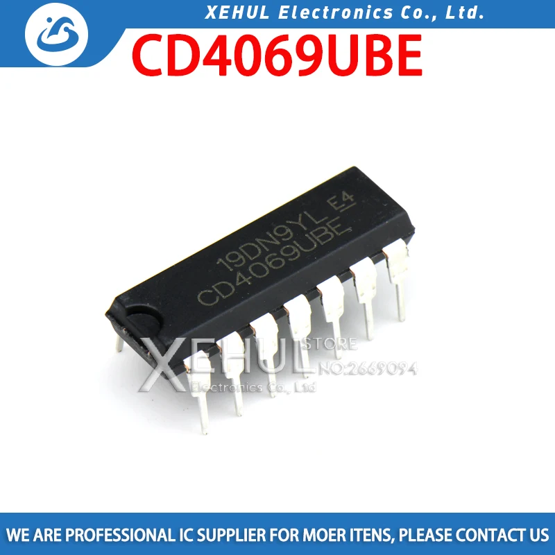 

20PCS CD4069BE CD4069UBE DIP14 CD4069 HEF4069BP HCF4069BE HCF4069 4069 DIP new and original IC