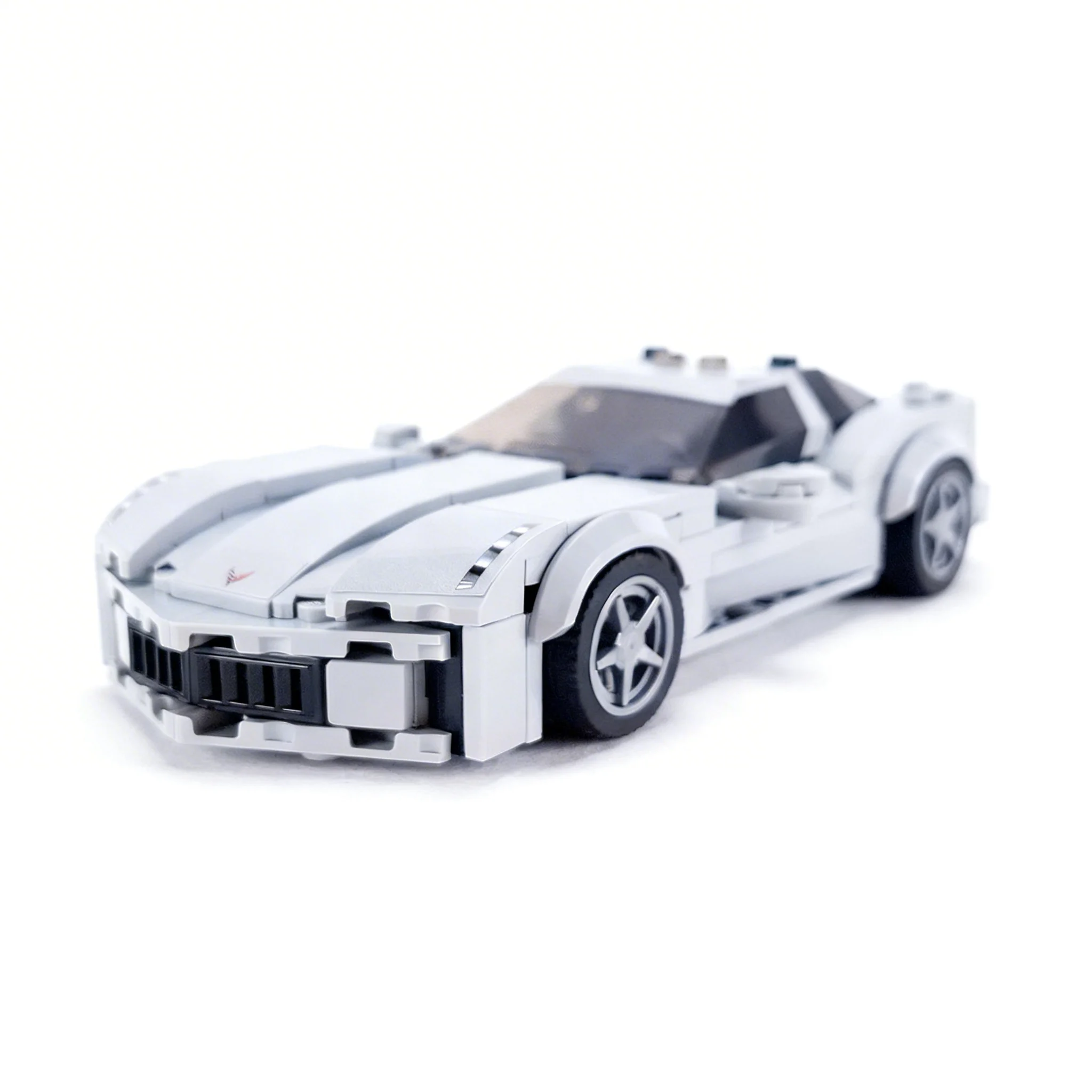 Фото 272 детали MOC Corvette Stingray Concept - Sideswipe City Champions, модель из строительных блоков, игрушка, идея для рождественского подарка №2