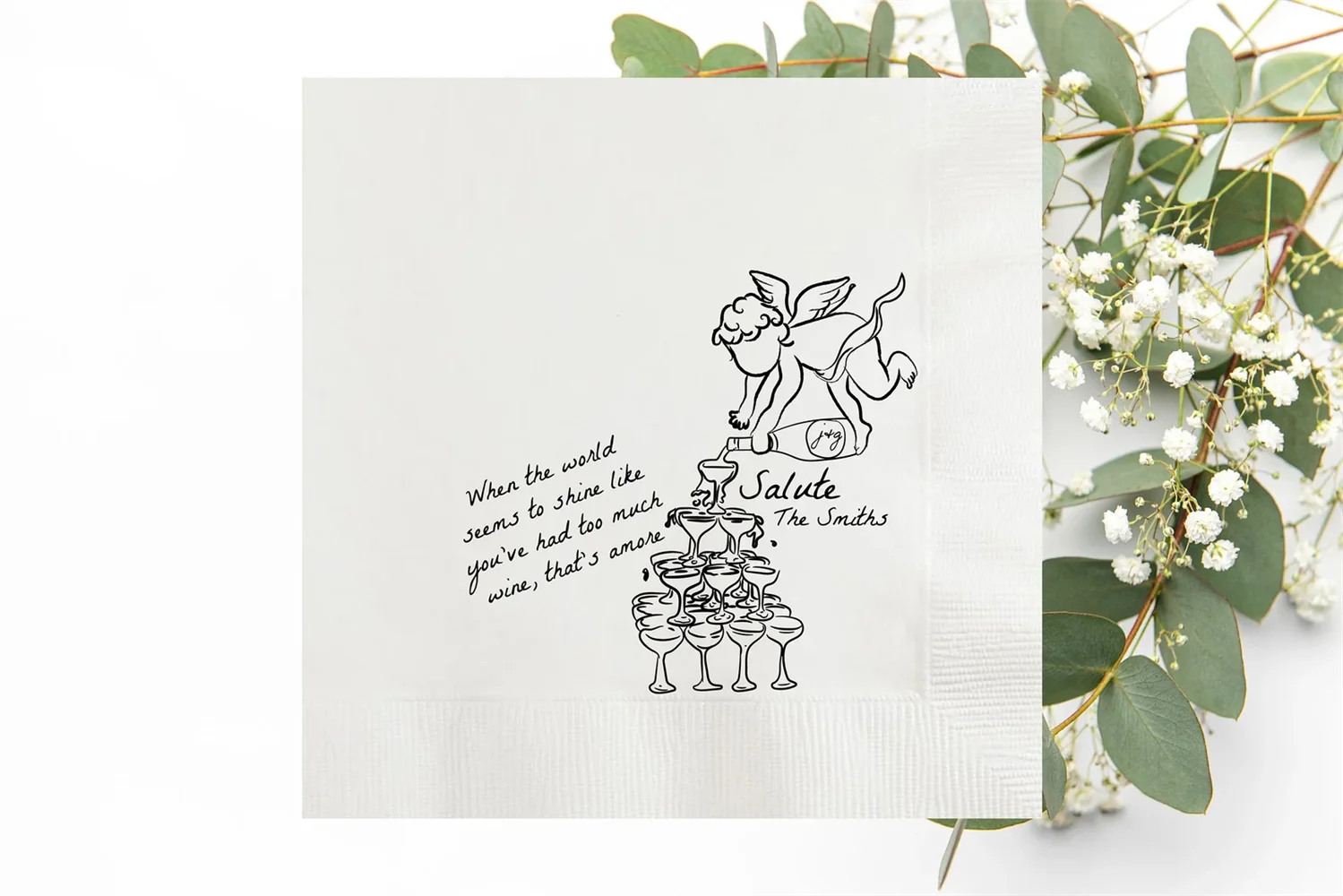 Персонализированные свадебные бумажные салфетки с пасхальными иконами амидонов