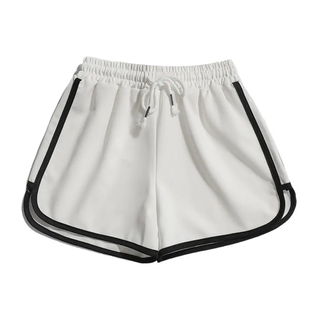 

Summer Fashion Shorts Women Girl Shorts Thin Wide Leg Drawstring Mid Waist Short Pants for Sport Casual Street wear