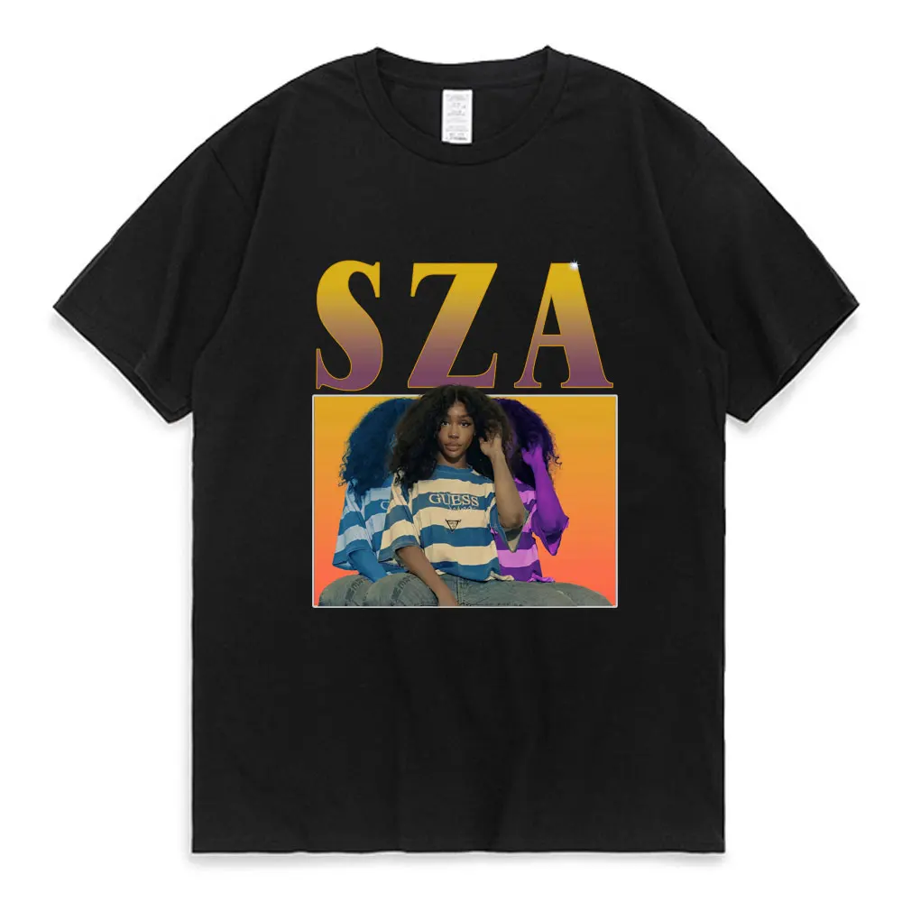 

90s Rapper SZA Good Days Graphic T-shirt Hip Hop Vintage T Shirt Men's Women's Clothing Casual Cotton Tees Oversize Streetwear