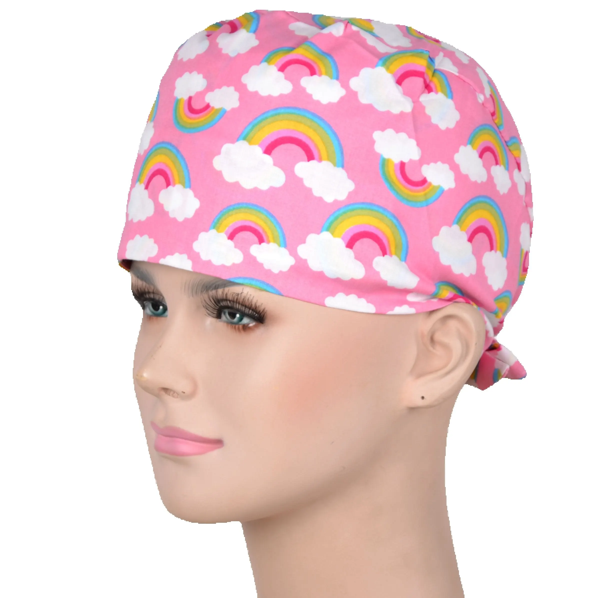 

Scrub Caps For Women And Men Clinical Scrub Hats Print Adjustable Unisex S-M Two Size For Choice