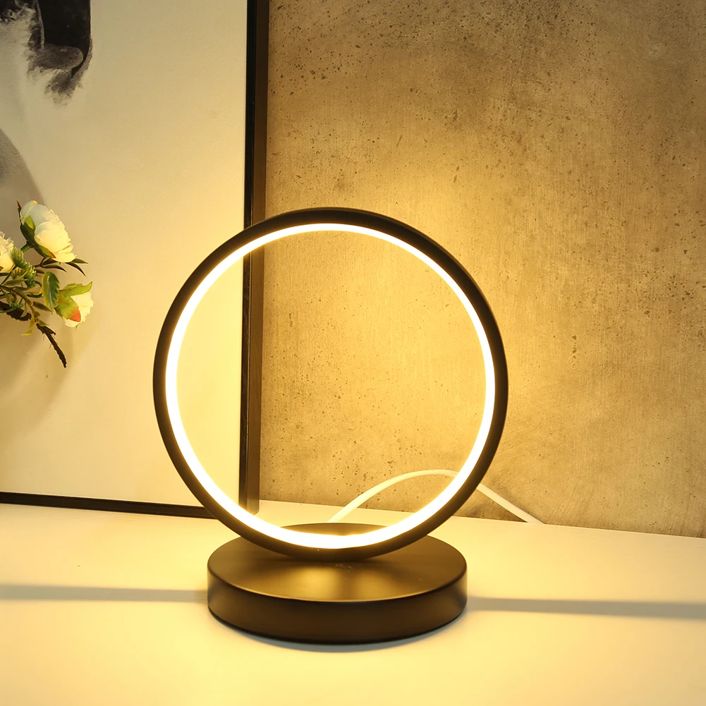 

Eye Protection Reading Student Learning Lighting Lamp Acrylic Metal Table Light Desk Warm White Bedside Lamps