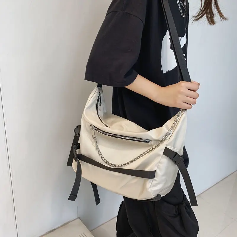 

Large Capacity Shoulder Crossbody Bag for Men's Women Nylon Waterproof Light Weight Outdoor Sport Casual Travel Messenger Bag