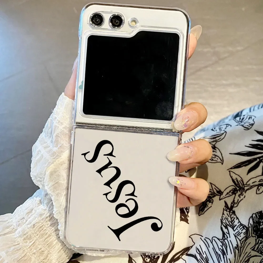 Чехол для телефона Христианская религиозная вера Иисуса Samsung Galaxy Z Flip 5 ZFlip 6