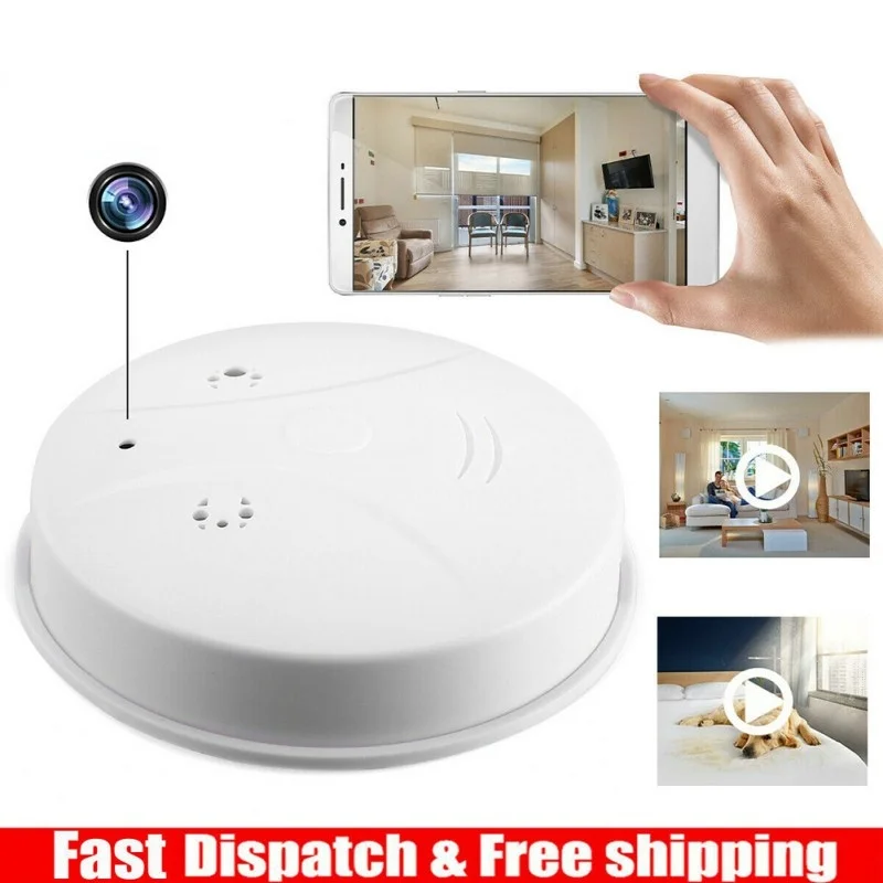 Full HD 4K мини-камера беспроводная Wi-Fi ip-камера Домашняя безопасность детектор дыма
