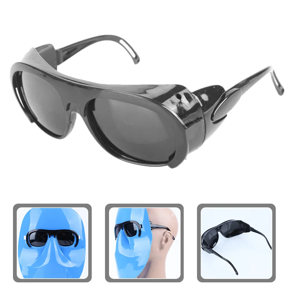 

Welder Goggle Mask Eyeglasses Welding Lens Anti-scratch Goggles Plastic Dimming