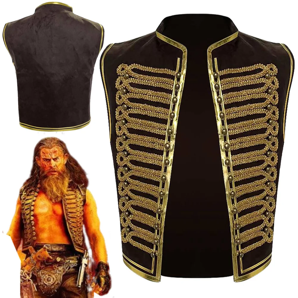 2024 фильм Макс Сага дементус Золотой жилет Косплей Фэнтези Маскировка одежда
