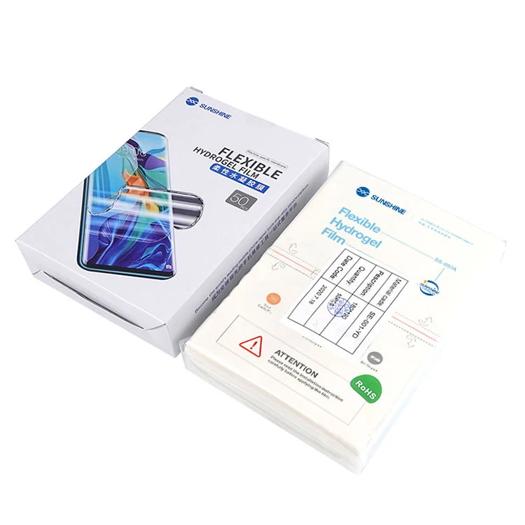 

50 шт./лот SUNSHINE HD матовая Гидрогелевая Защитная пленка для телефона совместимая с SS890C Защитная пленка для передней и задней панели