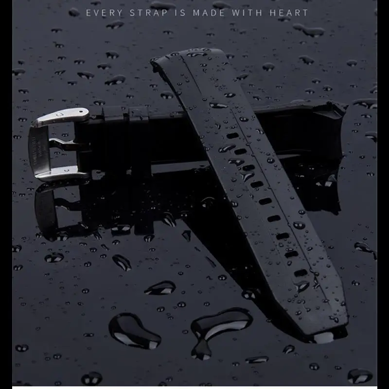 EIDKGD 22 мм мягкий резиновый ремешок для часов ремешка Tissot 1853 морская звезда