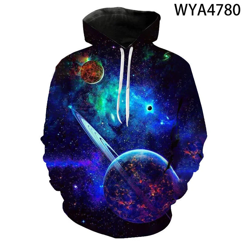 

3D Printed Sweatshirts Astronaut Space Milky Way Universe Planet Men Women Children Hoodies Boy Girl Kids Streetwear Casual Tops