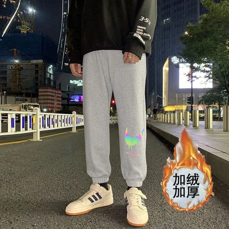 

Autumn Winter Corduroy Joggers Mens Patchwork Pants Casual Harem Pants Thick baggy Streetwear Hip Hop Cargo Trousers Ropa Hombre