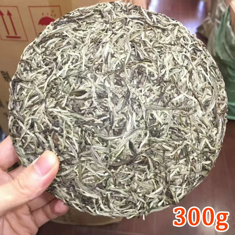 

300g Chinese Fujian Old Fuding White -Tea Cake Natural Organic White -Tea Silver Needle Bai Hao Yin Zhen -Tea Fuding White -Tea