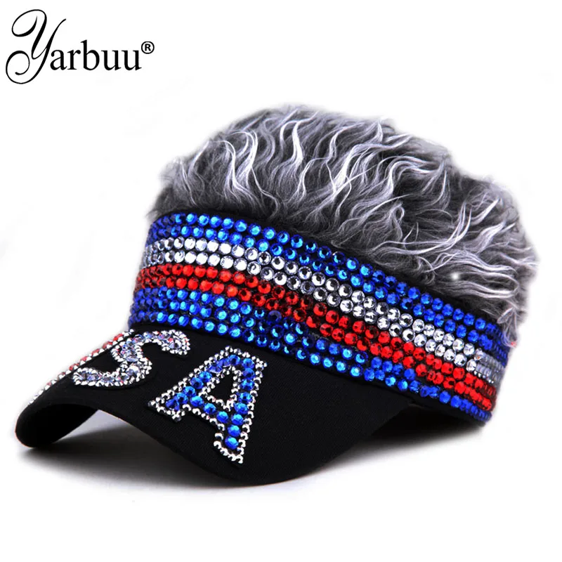 

Бейсболка YARBUU Мужская Всесезонная, модная кепка с надписью указывает на Стразы, защита от солнца