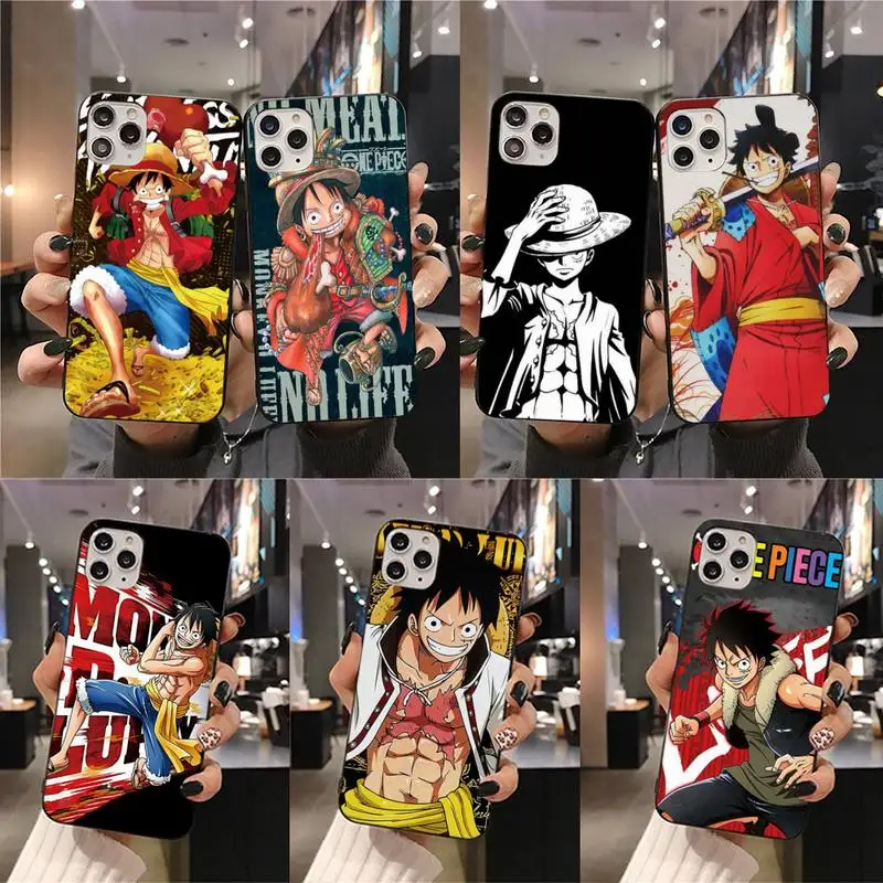 

One Piece Monkey D. Luffy Phone Case For iphone 13 12 11 Pro Mini XS Max 8 7 Plus X SE 2020 XR cover