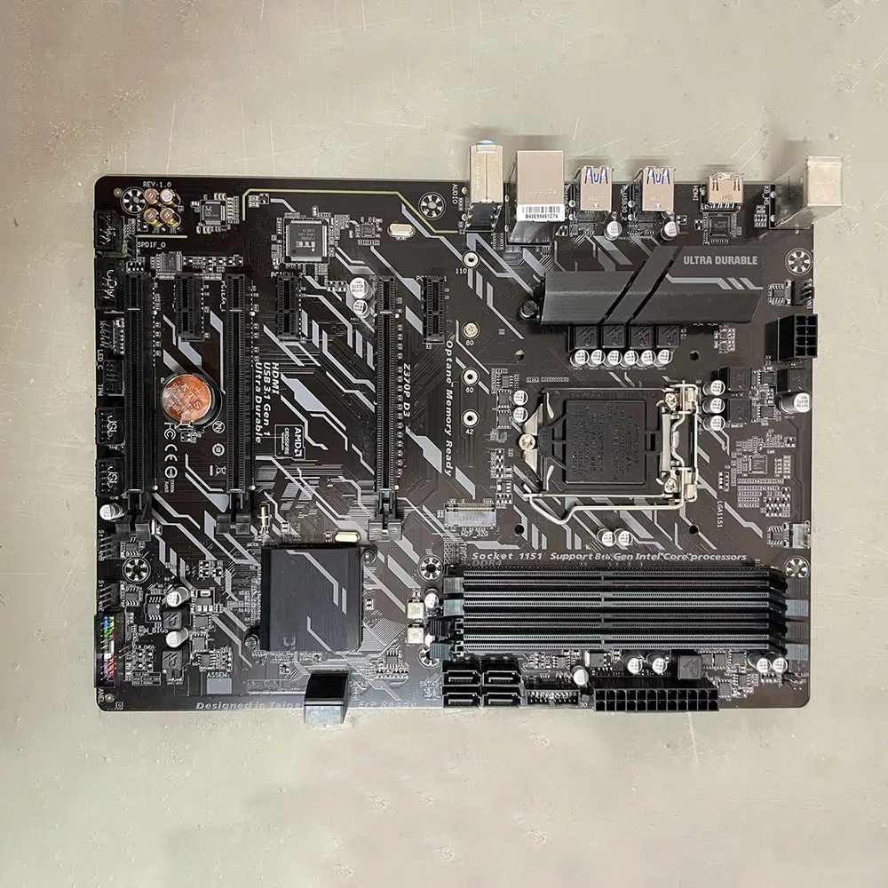 Z370P D3 для материнской платы G-i-g-a-b-y-t-e 8-го поколения LGA 1151 DDR4 SATA3.0 M.2 HDMI DVI
