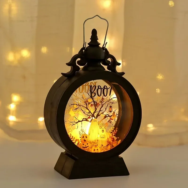 Хэллоуин подвесной светодиодный светильник портативный тыквенный призрак