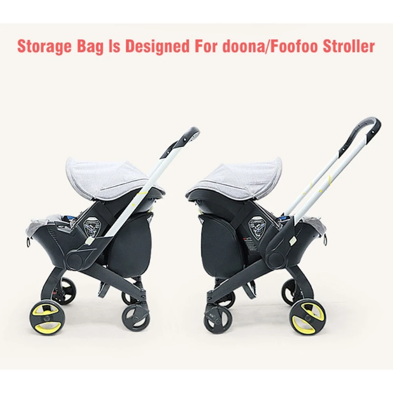 

Stroller Bag Car Hanging Bag Essentials Storage Holder Baby Bottle Diaper Pant Organiser for Pram Pushchair