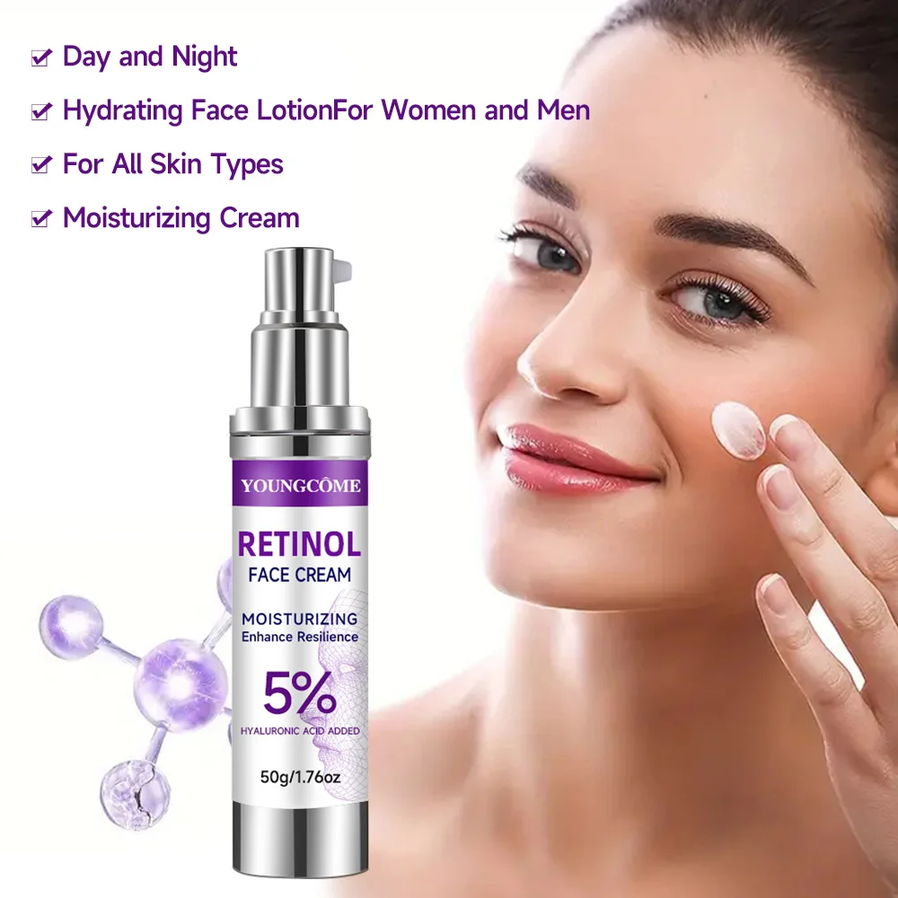 Увлажняющий Крем С Ретинолом И Богатой Коллагеном Гиалуроновой Кислотой