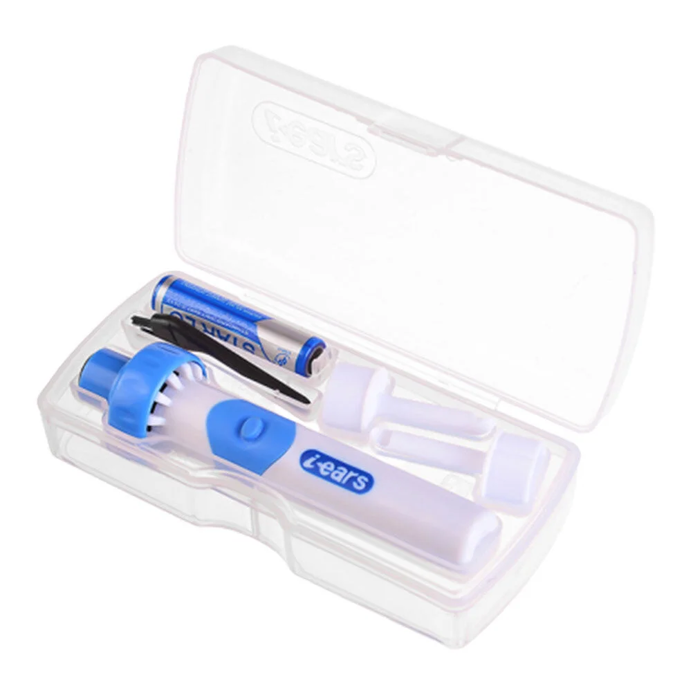 

Ear Cleaners Electric Earwax Cleaner Ear Cleaner Tool for Home Kindergarten Kids Adults ( Blue )
