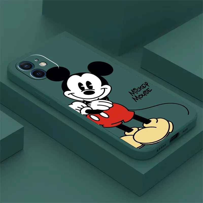 

Mickey Mouse Phone Case For iPhone 11 12 13 Pro MAX Mini 6 6S 7 8 Plus X XR XS MAX SE 2020 Soft Silicone TPU Funda Back Cover