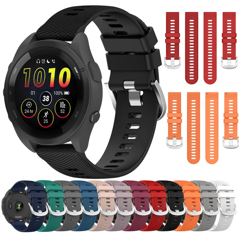 

Быстросъемный силиконовый ремешок Easyfit 22 мм для Garmin Forerunner 265, ремешок, Аксессуары для смарт-часов, браслет
