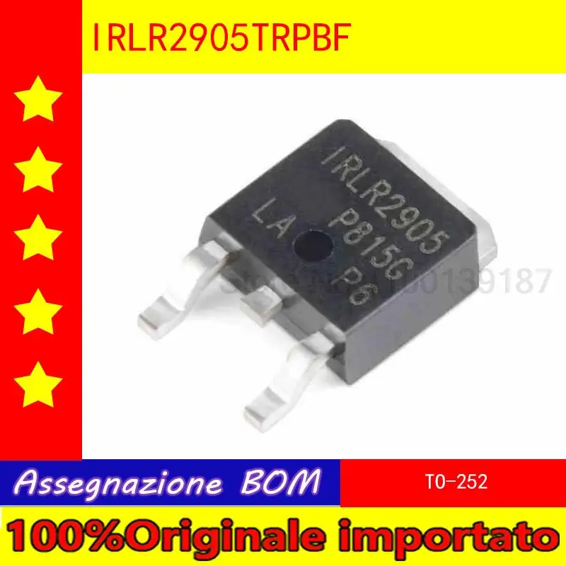 10 шт./лот IRLR2905TRPBF LR2905 IRLR2905PBF IRLR2905 TO252 MOS FET 36A 55V |