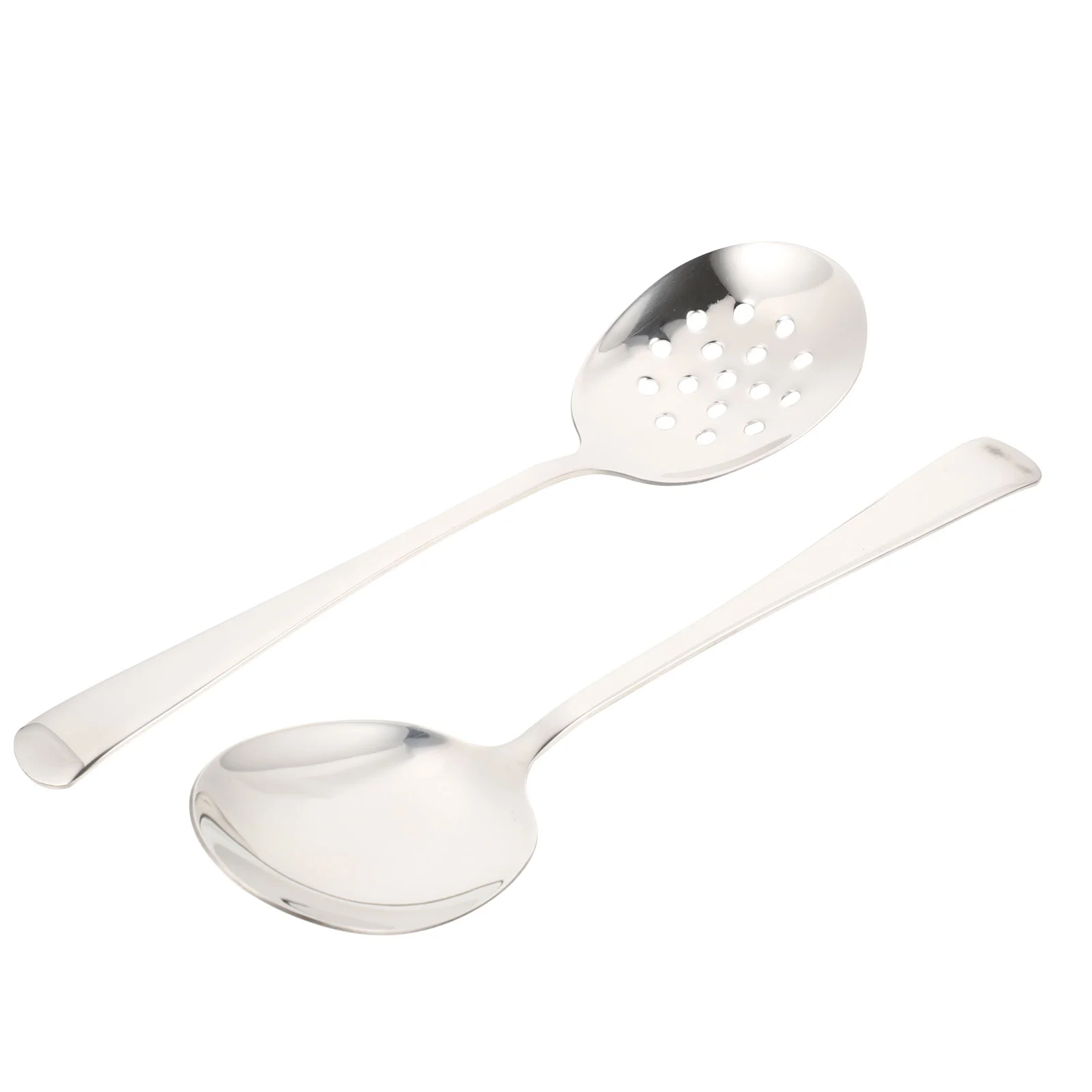 

Spoon Serving Spoons Buffet Slotted Soup Utensils Caviar Perforated Straining Large Metal Banquet Steel Stainless Parties