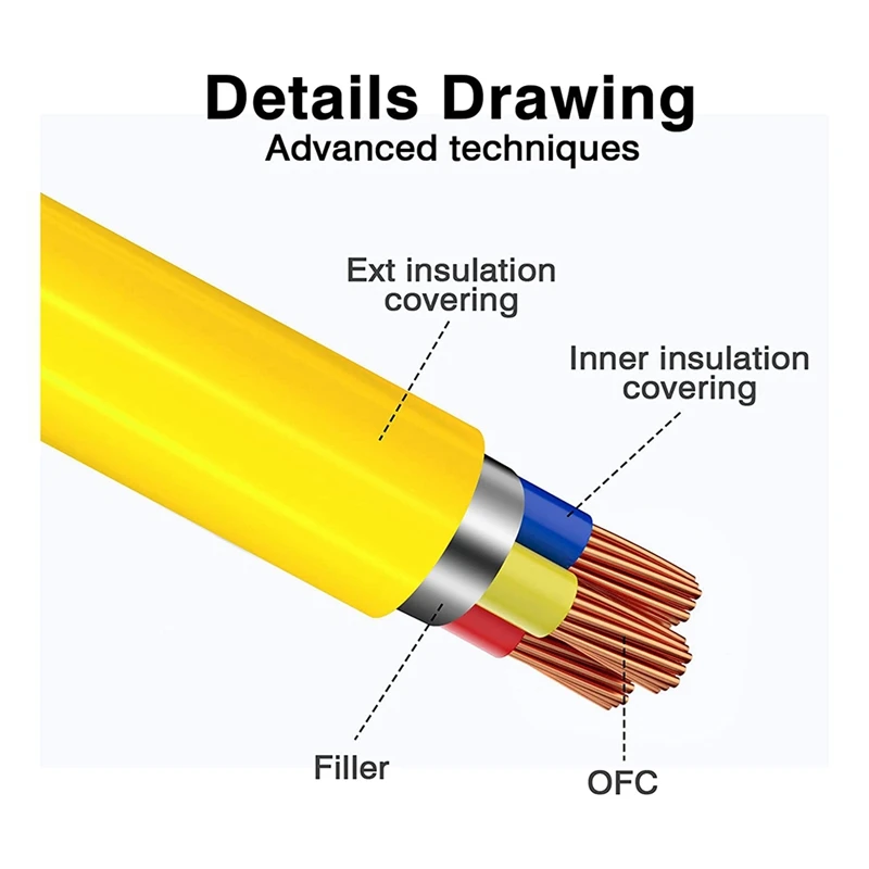 1 шт. 3-контактный адаптер энергатора для переключателя передачи 12AWG 125 В (2 фута)