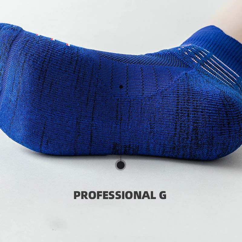 Outdoor Sports Cotton Socks Anti Slip Shock Absorption Men's Running Socks  Basketball Socks Elite Socks Arbitrary Terry Socks