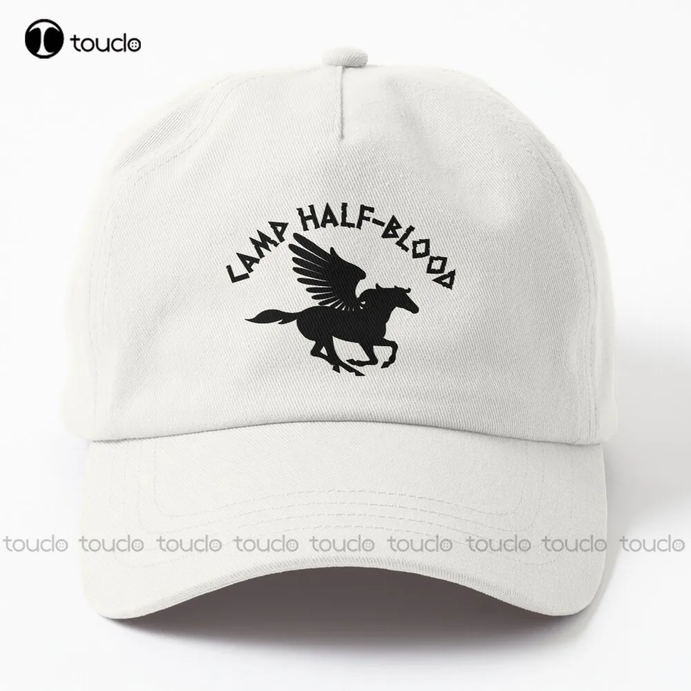 

Camp Half Blood Long Island Sound Dad Hat Black Baseball Cap Cotton Denim Caps Hip Hop Trucker Hats Custom Gift Denim Caps