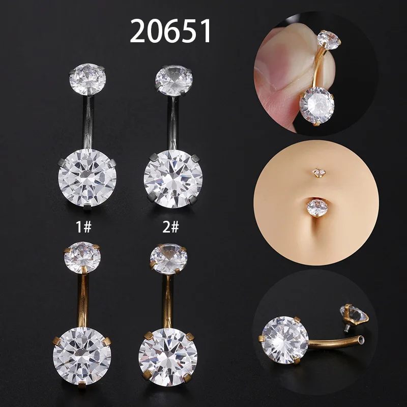 

1PC 14G Belly Button Piercing Jewelry CZ Belly Ring Body Piercing Bee Navel Piercing Belly Bars Piercing Ombligo