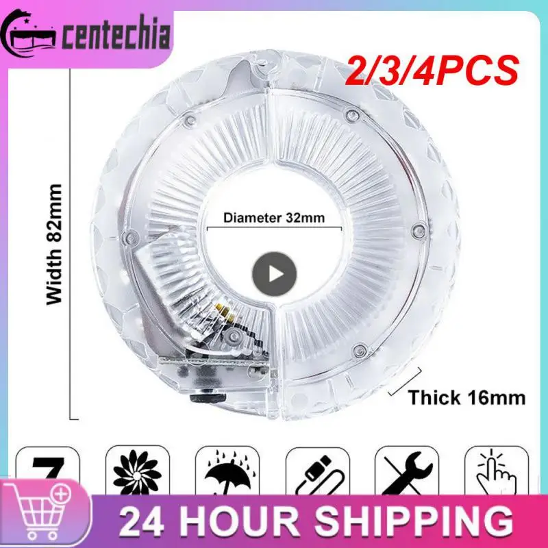 

2/3/4PCS Endurance Domestic Waterproof Decorative Lamp Multi-mode Options Remote Control Flower Drum Lamp 300mah Lithium Battery