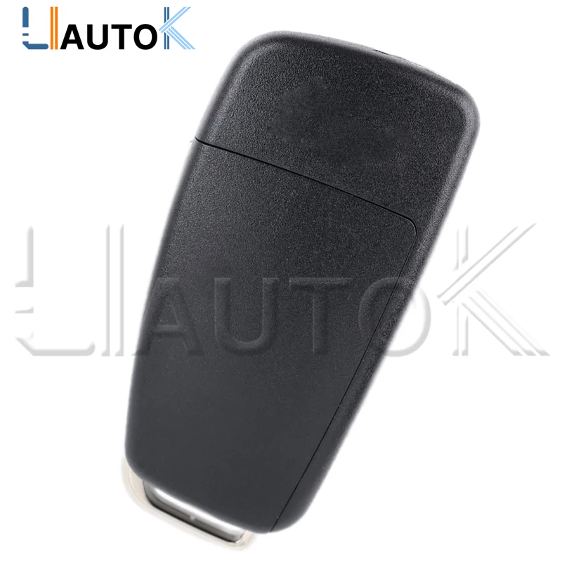 Фото Пульт дистанционного управления 8P0 837 220 D для Audi A1 A6L A6 A3 S1 S3 Q3 TT 2005+ 433 МГц ASK ID48 с чипом, 3 кнопки, выкидной ключ, 8P0837220D, без логотипа №2