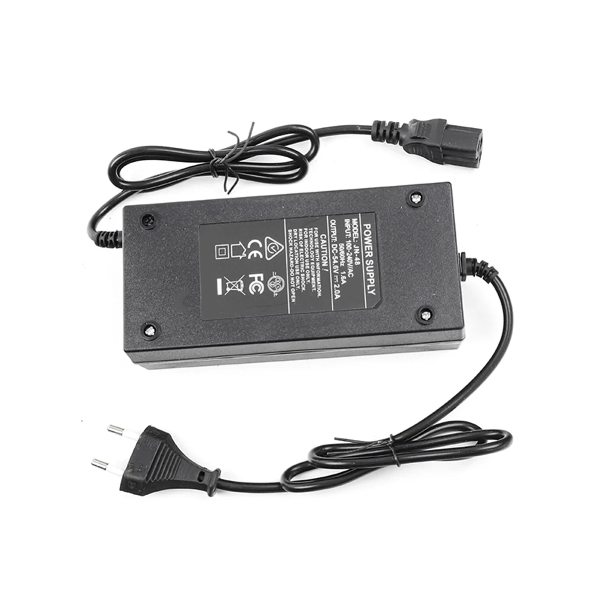 

Адаптер питания для электрического скутера 48 В, запчасти для зарядного адаптера, зарядное устройство (штепсельная Вилка европейского стандарта)