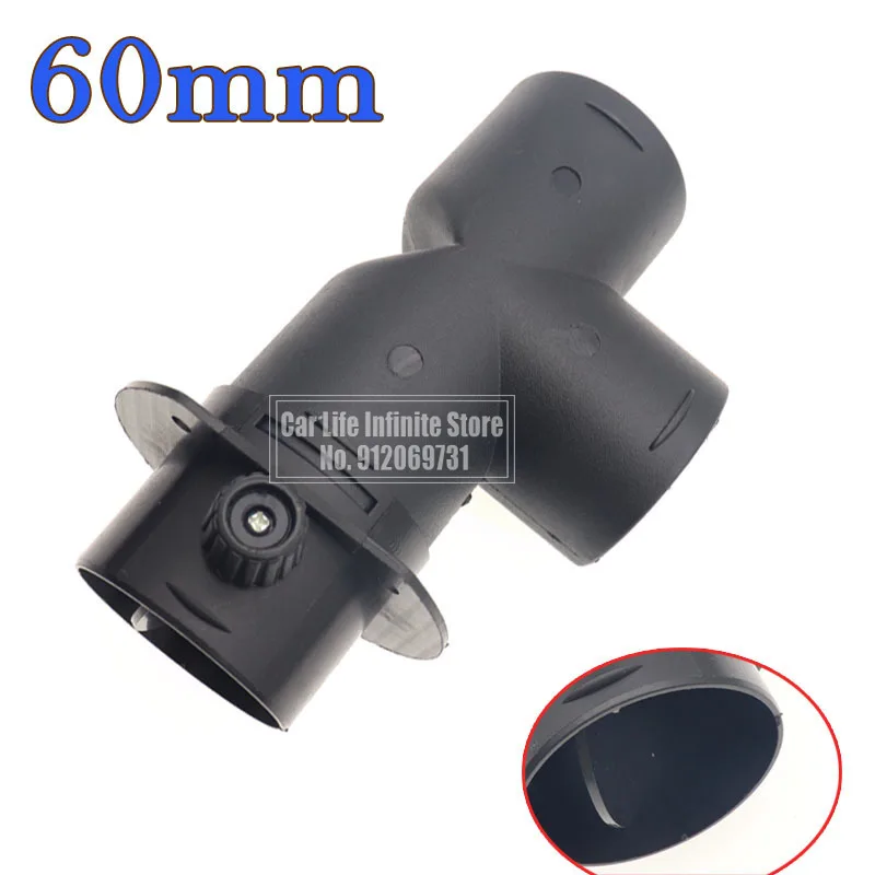 Т-образный выходной разъем Соединительная труба для воздуховода и клапана