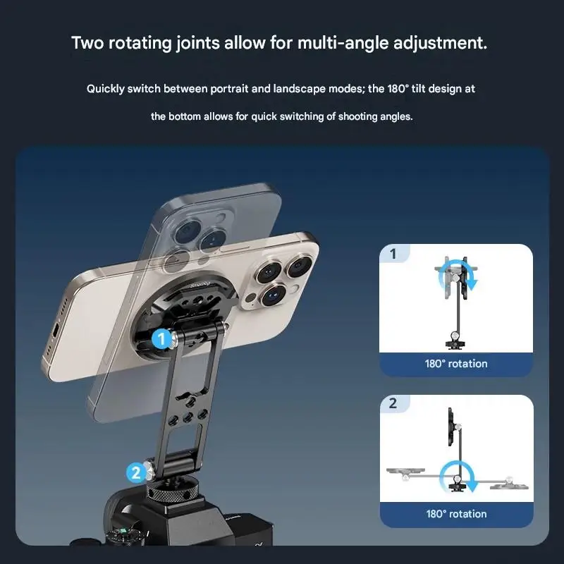 Фото Крепление SmallRig для холодного крепления, держатель MagSafe для телефона, кронштейн для селфи-камеры и монитора 5156/5155/5157 Новинка №4