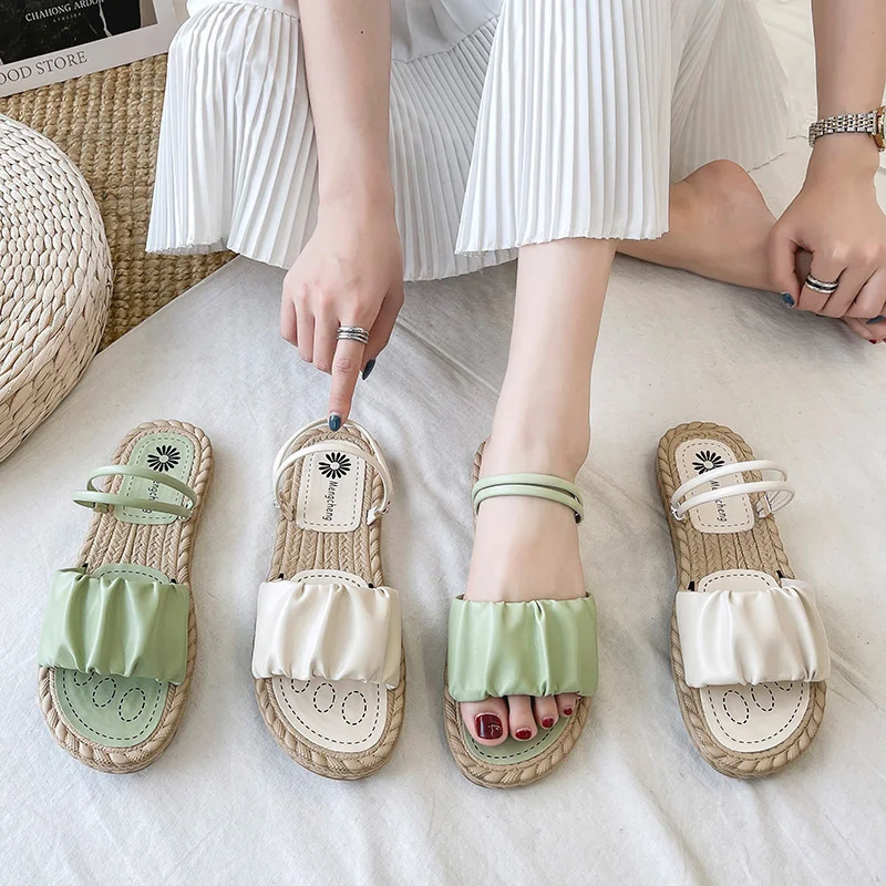 

Slippers Casual Women's Shoes With Platform Slides Lady Pantofle Luxury Soft Rubber Flat Girl 2022 Scandals PU Basic Shoes Woman