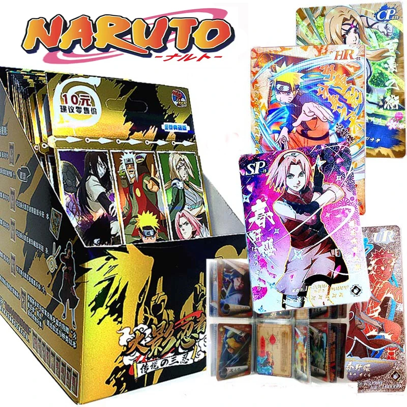Tarjetero De Naruto De Anime, Bandai, juego De colección, Juegos De Mesa, Cartas Yugioh