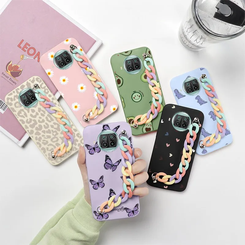 Чехол для Xiaomi Mi 10 T Lite радужная цепочка ТПУ чехол 10TLite t lite Mi10T матовый mi10lite 10tlite -